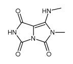 6-methyl-7-methylamino-6H-imidazo[1,5-c]imidazole-1,3,5-trione结构式