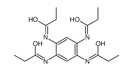 N-[2,4,5-tris(propanoylamino)phenyl]propanamide Structure
