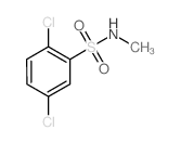 Benzenesulfonamide, 2,5-dichloro-N-methyl- Structure