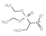 Phosphonic acid,P-(1-nitropropyl)-, diethyl ester结构式