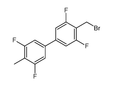 2-(bromomethyl)-5-(3,5-difluoro-4-methylphenyl)-1,3-difluorobenzene结构式