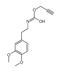 prop-2-ynyl N-[2-(3,4-dimethoxyphenyl)ethyl]carbamate结构式