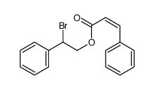 (2-bromo-2-phenylethyl) 3-phenylprop-2-enoate Structure