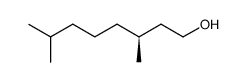 S-3,7-Dimethyl-1-octanol Structure
