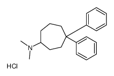 (4,4-diphenylcycloheptyl)-dimethylazanium,chloride Structure