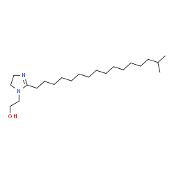 4,5-dihydro-2-isoheptadecyl-1H-imidazole-1-ethanol Structure