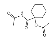 1-acetoxy-N-acetylcyclohexane carboxamide结构式