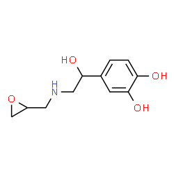 1,2-Benzenediol, 4-[1-hydroxy-2-[(oxiranylmethyl)amino]ethyl]- (9CI) structure