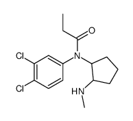 N-(2-methylaminocyclopentyl)-N-(3,4-dichlorophenyl)propanamide picture