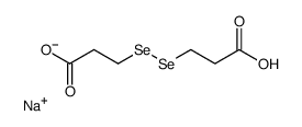 sodium,3-(2-carboxyethyldiselanyl)propanoate Structure