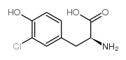 3-氯-l-酪氨酸结构式