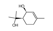 (3S,4R)-1-p-menthene-3,8-diol Structure