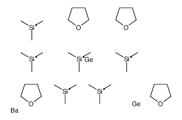 barium,germanium,oxolane,trimethylsilicon Structure