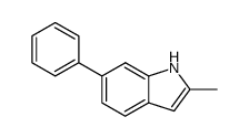 2-Methyl-6-phenylindole结构式