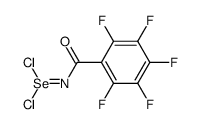 Se,Se-dichloro-N-pentafluorobenzoylselenoimine结构式