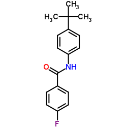 N-(4-tert-Butylphenyl)-4-fluorobenzamide结构式