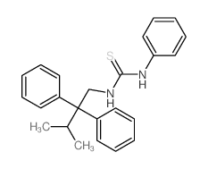 Thiourea,N-(3-methyl-2,2-diphenylbutyl)-N'-phenyl- Structure