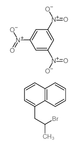 1-(2-bromopropyl)naphthalene; 1,3,5-trinitrobenzene Structure