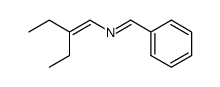 N-(Benzylidene)-2-ethyl-1-butenylamine Structure