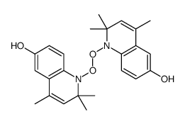 1-(6-hydroxy-2,2,4-trimethylquinolin-1-yl)peroxy-2,2,4-trimethylquinolin-6-ol结构式