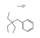 N-benzyl,N,N,N-triethylammonium methoxide Structure