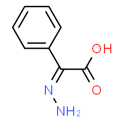 Benzeneacetic acid, alpha-hydrazono-, (Z)- (9CI)结构式