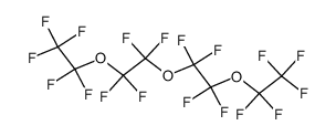 1,1,1,2,2-pentafluoro-2-(1,1,2,2-tetrafluoro-2-(1,1,2,2-tetrafluoro-2-(perfluoroethoxy)ethoxy)ethoxy)ethane结构式