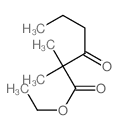 ethyl 2,2-dimethyl-3-oxo-hexanoate Structure