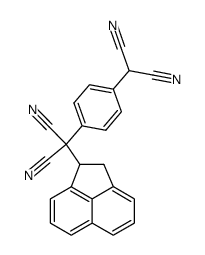 9-Acenaphthyl[4-(dicyanomethyl)phenyl]dicyanomethane结构式