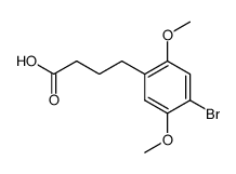 4-(4'-bromo-2',5'-dimethoxyphenyl)butyric acid Structure