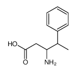 3-氨基-4-苯基戊酸结构式
