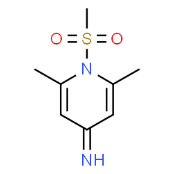 4(1H)-Pyridinimine,2,6-dimethyl-1-(methylsulfonyl)-(9CI) Structure