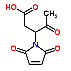 1H-Pyrrole-1-propanoic acid, ba-acetyl-2,5-dihydro-2,5-dioxo- (9CI)结构式