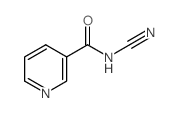 3-Pyridinecarboxamide,N-cyano- Structure