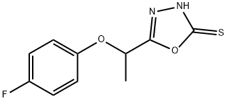 1,3,4-Oxadiazole-2(3H)-thione, 5-[1-(4-fluorophenoxy)ethyl]-图片