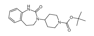 tert-butyl 4-(1,2,4,5-tetrahydro-2-oxobenzo[d][1,3]diazepin-3-yl)piperidine-1-carboxylate结构式