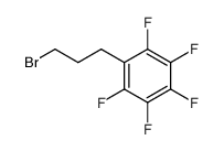 1-bromo-3-pentafluorophenylpropane结构式