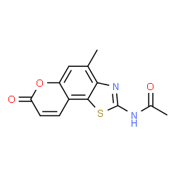Acetamide,N-(4-methyl-7-oxo-7H-pyrano[2,3-g]benzothiazol-2-yl)- picture