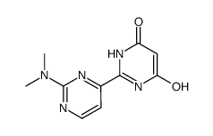 2'-dimethylamino-6-hydroxy-2,4'-bipyrimidin-4(3H)-one结构式