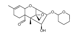 4β-hydroxy-3α-O-(2-tetrahydropyranyl)scirpene-15-carboxaldehyde结构式