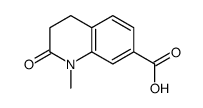 7-Quinolinecarboxylicacid,1,2,3,4-tetrahydro-1-methyl-2-oxo-(9CI) structure