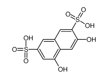3,5-dihydroxynaphthalene-2,7-disulfonic acid Structure