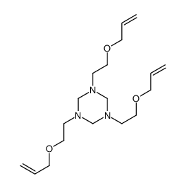 1,3,5-tris(2-prop-2-enoxyethyl)-1,3,5-triazinane结构式