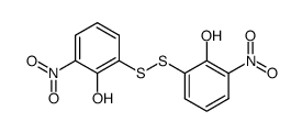 bis(2-Hydroxy-3-nitrophenyl)disulfide Structure