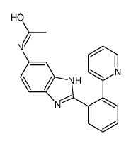 N-[2-(2-pyridin-2-ylphenyl)-3H-benzimidazol-5-yl]acetamide结构式