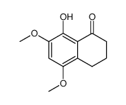 3,4-dihydro-8-hydroxy-5,7-dimethoxy-1(2H)-naphthalenone Structure
