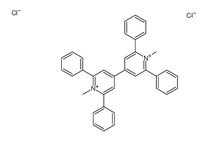 1-methyl-4-(1-methyl-2,6-diphenylpyridin-1-ium-4-yl)-2,6-diphenylpyridin-1-ium,dichloride结构式