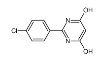 2-(4-CHLOROPHENYL)-6-HYDROXY-4(3H)-PYRIMIDINONE结构式