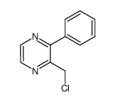 2-Chloromethyl-3-phenylpyrazine结构式