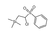 1-(phenylsulfonyl)-1-chloro-2-(trimethylsilyl)ethane Structure